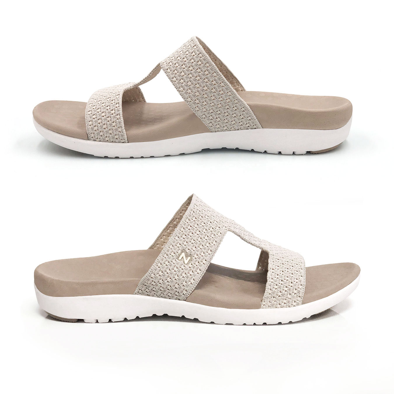 womens slide sandal with orthotic
