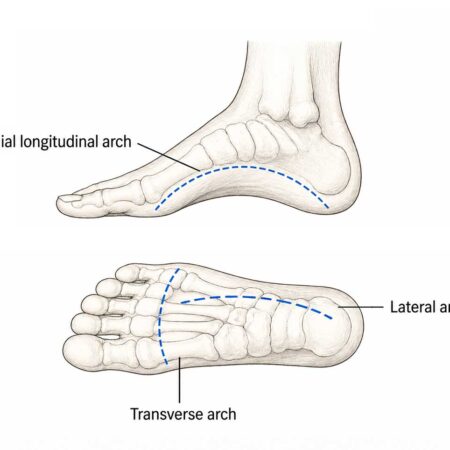 arches of the foot - flat feet problems