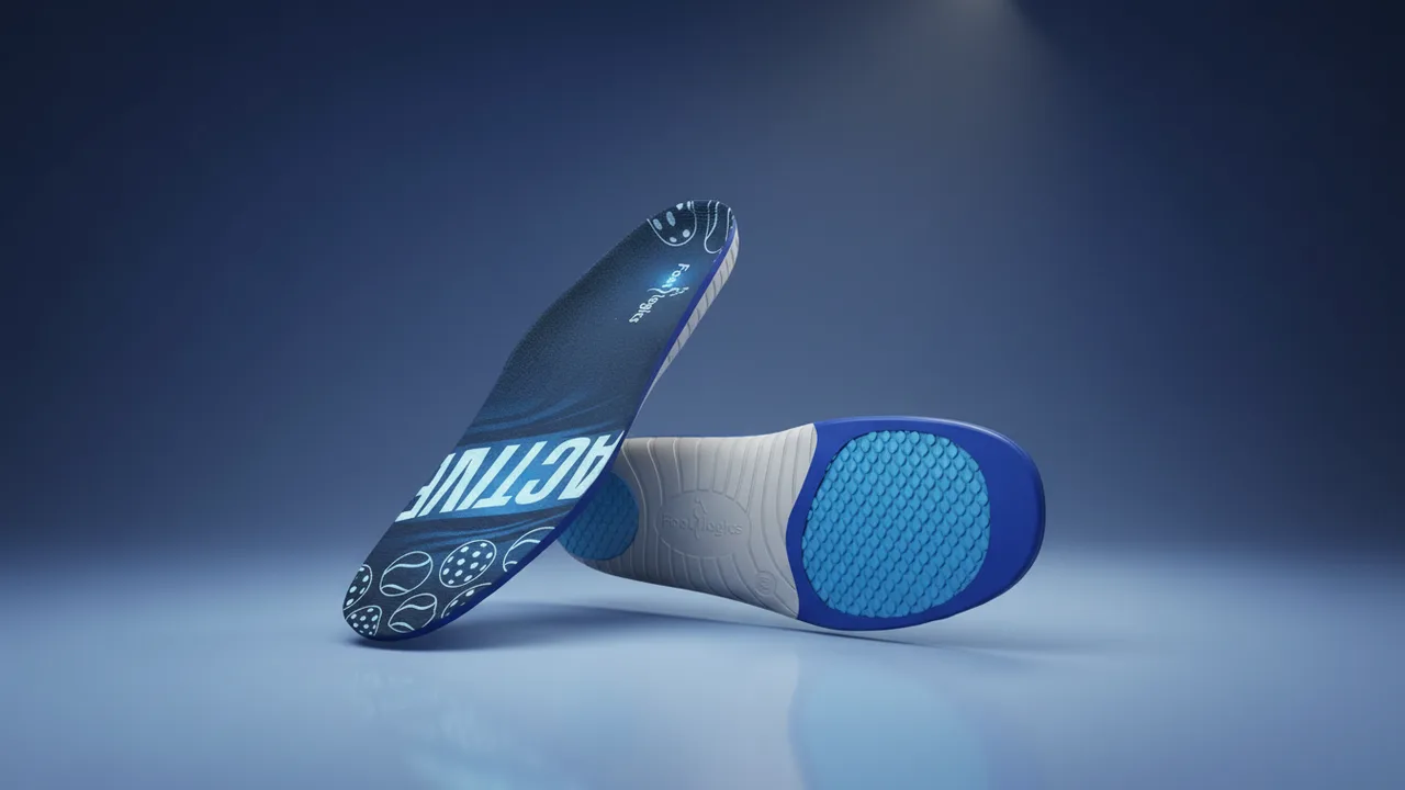 Pickleball insoles by Footlogics